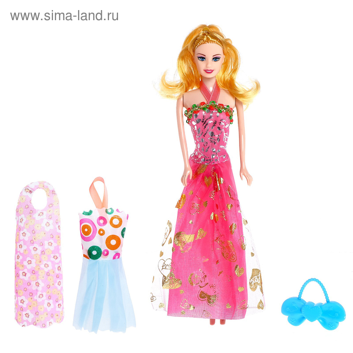Кукла модель «Красотка», с нарядами и аксессуарами, цвета МИКС - Фото 1