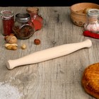 Скалка для теста, дерево берёза, 30×3.5 см - Фото 1