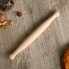 Скалка для теста, дерево берёза, 30×3.5 см - Фото 2