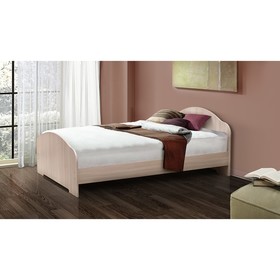 Кровать на уголках №1, 700 × 1900 мм, цвет млечный дуб