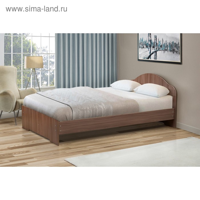 Кровать на уголках №3, 1800 × 1900 мм, цвет ясень шимо тёмный