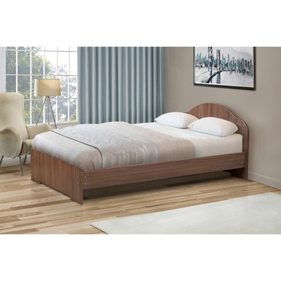 Кровать на уголках №3, 1400×2000, цвет ясень шимо тёмный