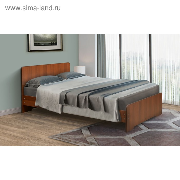 Кровать на уголках №5, 1800 × 1900 мм, цвет итальянский орех