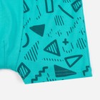 Трусы-боксеры для мальчика, цвет бирюзовый, рост 146 см - фото 23517380