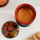 Сахарница дерево хохлома «Ягодка на ножке», 12×9 см - Фото 12