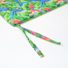 Матрас на шезлонг «Этель» Попугай, 55×190+2 см, репс с пропиткой ВМГО, 100% хлопок - Фото 3