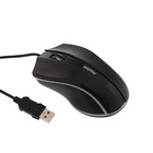 Мышь проводная Smartbuy ONE 338, оптическая, подсветка, 1000 dpi, USB, чёрная - Фото 1