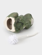 Ёршик для унитаза с подставкой «Царевна-лягушка», фарфор, зелёный - Фото 6