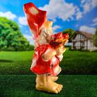 Садовая фигура "Девочка мухомор" большая 70х30см - Фото 4