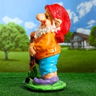 Садовая фигура "Гном Добро пожаловать" 48х20см - Фото 2