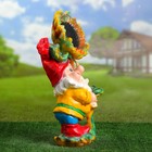 Садовая фигура "Гном с подсолнухом" 50х27см - Фото 2