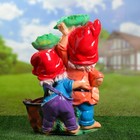 Садовая фигура "Два гнома с водой" 47х21см - Фото 4