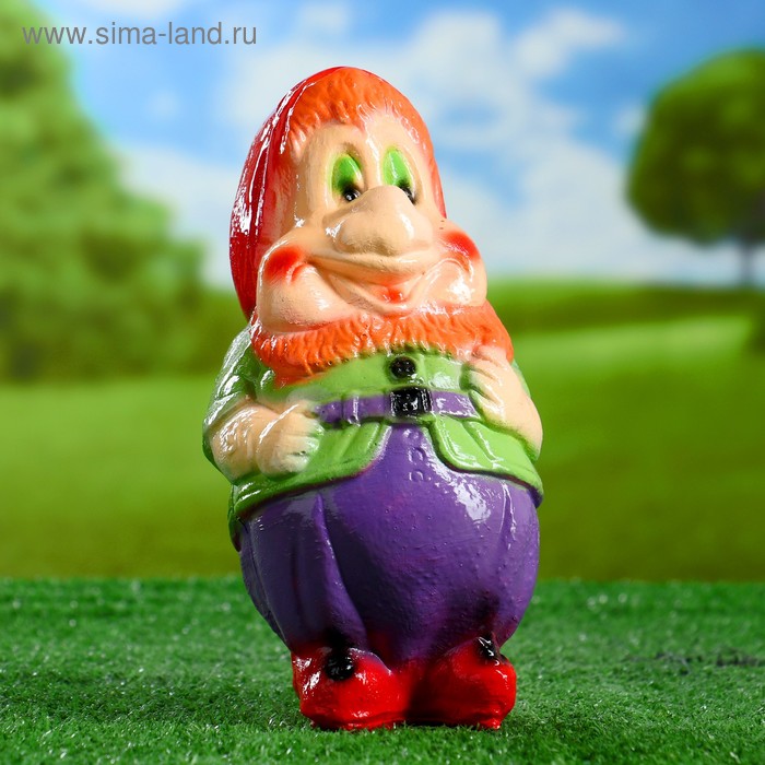 Садовая фигура "Гном пират" 23х12см - Фото 1