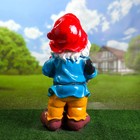 Садовая фигура "Гном с грибами" большой 70х32см - Фото 3