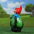 Садовая фигура "Гном в арбузе" 26х16см - Фото 2