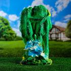 Садовая фигура "Лягушки попрошайки" 50х26см - Фото 3