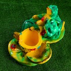 Садовая фигура "Лягушка на пляже" 27х21см - Фото 4
