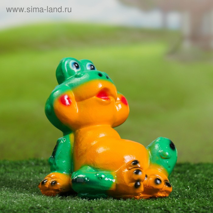 Садовая фигура "Лягушка Анюта" 17х16см - Фото 1