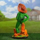 Садовая фигура "Лягушка с лопатой" 48х25см - Фото 6