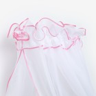 Балдахин "Эдельвейс", размер 150х400 см, цвет розовый - Фото 2