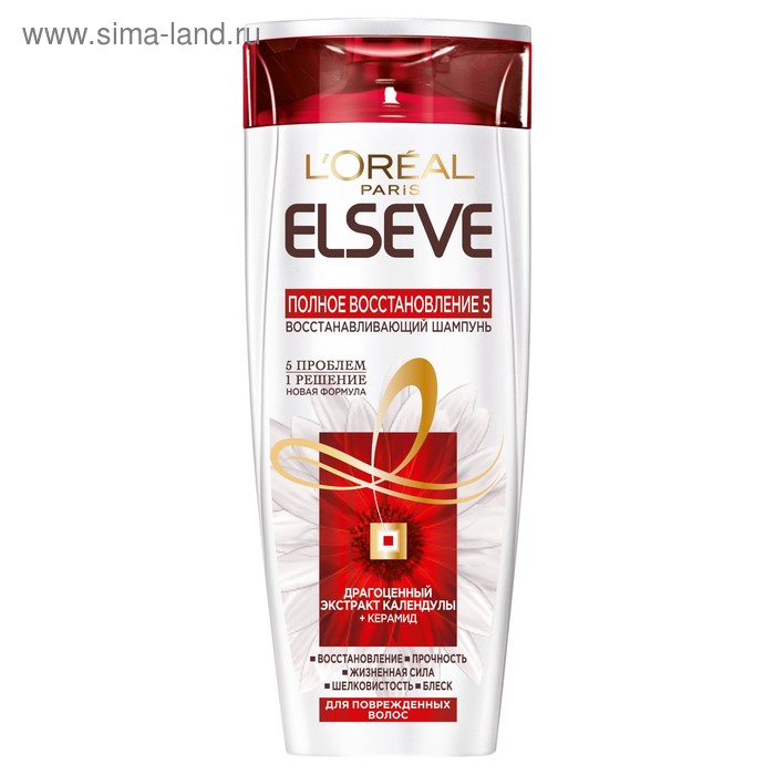 Шампунь для волос L'Oreal Elseve «Полное восстановление 5», 400 мл - Фото 1