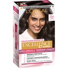 Крем-краска для волос L'Oreal Excellence Creme, тон 200 тёмно-коричневый - фото 301612173