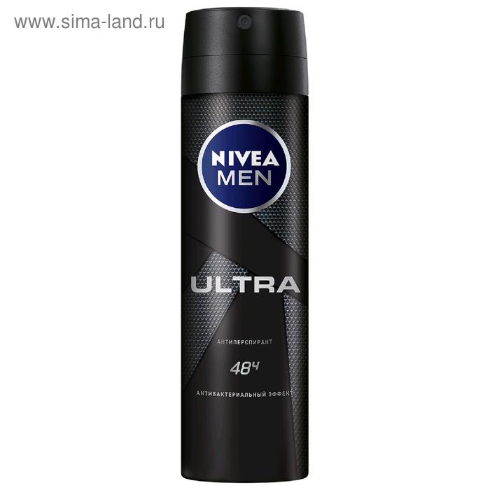 Антиперспирант Nivea Men Ultra, спрей, 150 мл - Фото 1