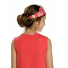 Повязка на голову для девочки, размер 51-54, цвет красный - Фото 2