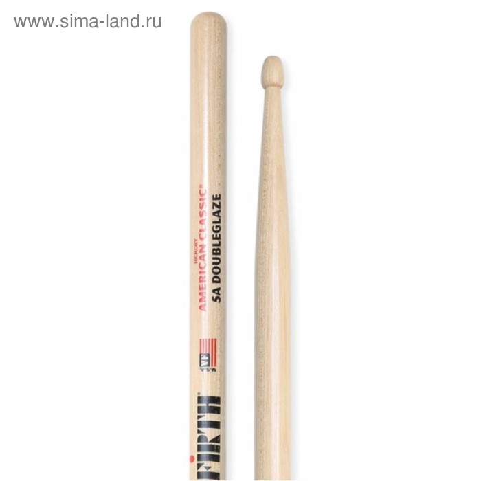 Барабанные палочки VIC FIRTH 5ADG орех, наконечник дерево, двойная глазировка - Фото 1