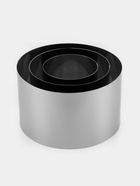 Набор форм для выпечки и выкладки TAS-PROM «Круг», d=10/15/20 см, h=12 см, нержавеющая сталь, 3 шт. - Фото 3