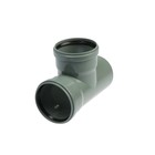 Тройник канализационный FLEXTRON, внутренний, d=110 мм, 90° - Фото 1
