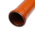 Труба канализационная FLEXTRON, наружная, d=160 мм, толщина 4.2 мм, 1000 мм - фото 318188519