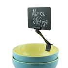 Ценникодержатель «Дели» с зажимом для гастроёмкостей, h=9 см, цвет чёрный (комплект 10 шт) - фото 28728555