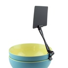 Ценникодержатель «Дели» с зажимом для гастроёмкостей, h=9 см, цвет чёрный (комплект 10 шт) - фото 28728556