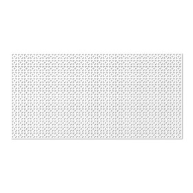 Панель декоративная перфорированная, без рамки, Сусанна, белый, 1112х512 мм