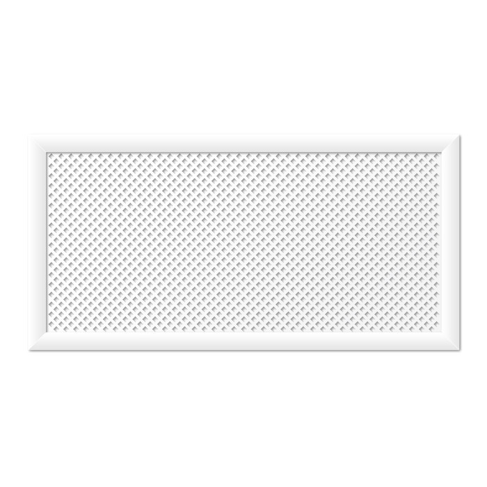 Экран для радиатора, Глория, белый, 120х60 см