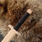 Сувенирное деревянное оружие "Катана", 60 см, массив бука - фото 8657479