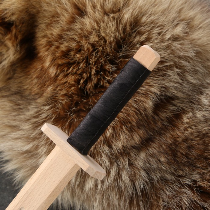 Сувенирное деревянное оружие "Катана", 60 см, массив бука - фото 1911364889
