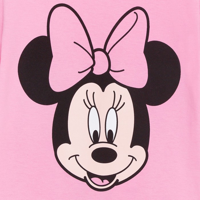 Футболка детская Disney "Минни", рост 110-116 (32), розовый - фото 1907001856