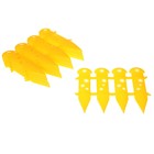 Ограждение декоративное, 36 × 240 см, 6 секций, пластик, МИКС, «Ромашки» - Фото 1