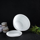 Горшок для цветов с подставкой «Алиса», 1.5 л, d=20 см, h=10 см, пластиковый, белый - Фото 6