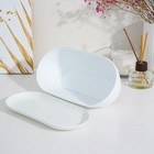 Горшок для кактуса с поддоном «Алиса», 900 мл, пластиковый, белый - Фото 6