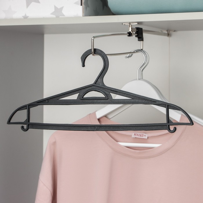 Вешалка-плечики блузочная, размер 46-48, цвет МИКС - Фото 1