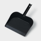 Совок для мусора, пластик, 32×22×9.5 см, ручка МИКС, серый - Фото 1