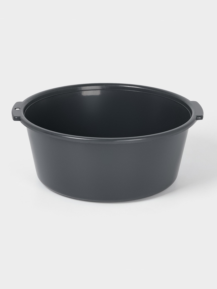 Таз круглый хозяйственный, 8 л, МИКС - Фото 1