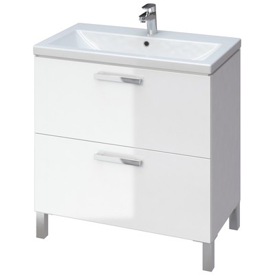 Тумба напольная Cersanit, под раковину Cersanit MELAR 80, для COMO/CITY 80, цвет белый