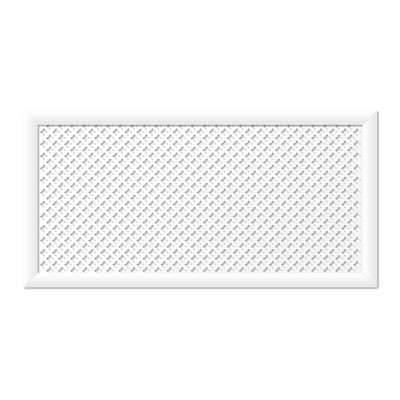 Экран для радиатора, Готико, белый, 120х60 см