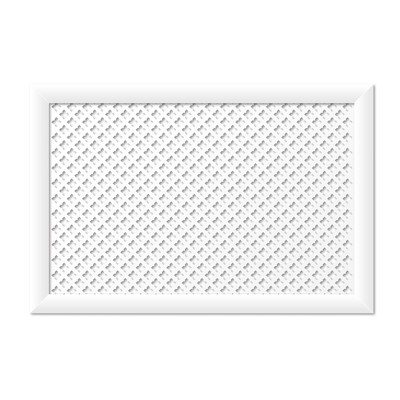 Экран для радиатора, Готико, белый, 90х60 см