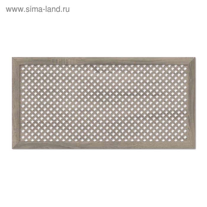 Экран для радиатора, Готико, дуб винтаж, 120х60 см