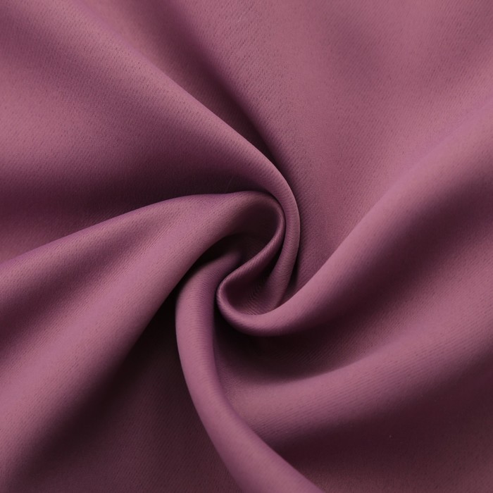 Штора портьерная «Этель» 145×265 см, блэкаут, цвет фиолетовый, пл. 210 г/м², 100% п/э - фото 1907001936